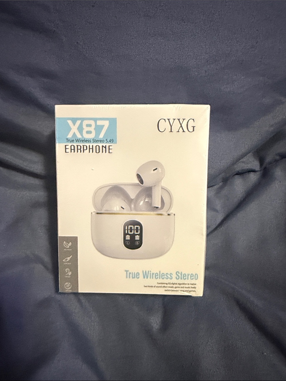 X87 True Wireless Earbuds - White